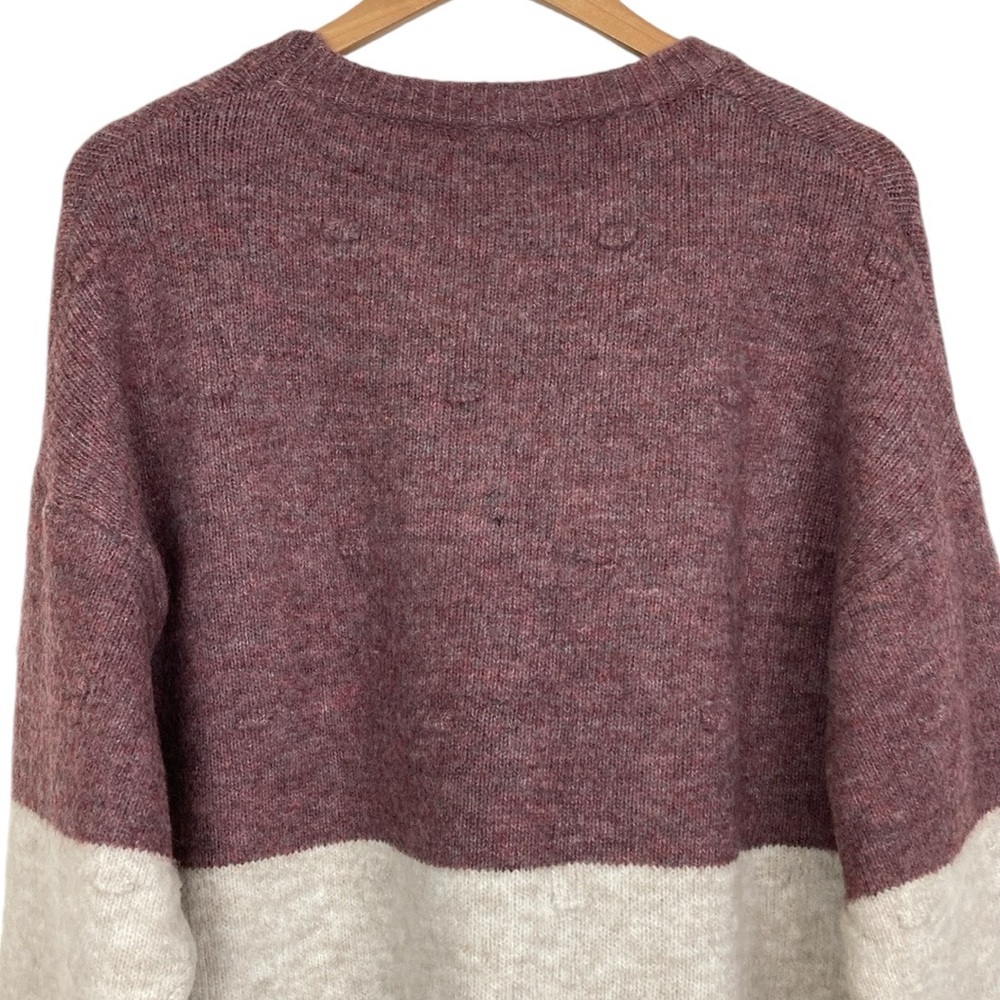 Easel Soft Cozy Color Block Crewneck Size Large - image 8